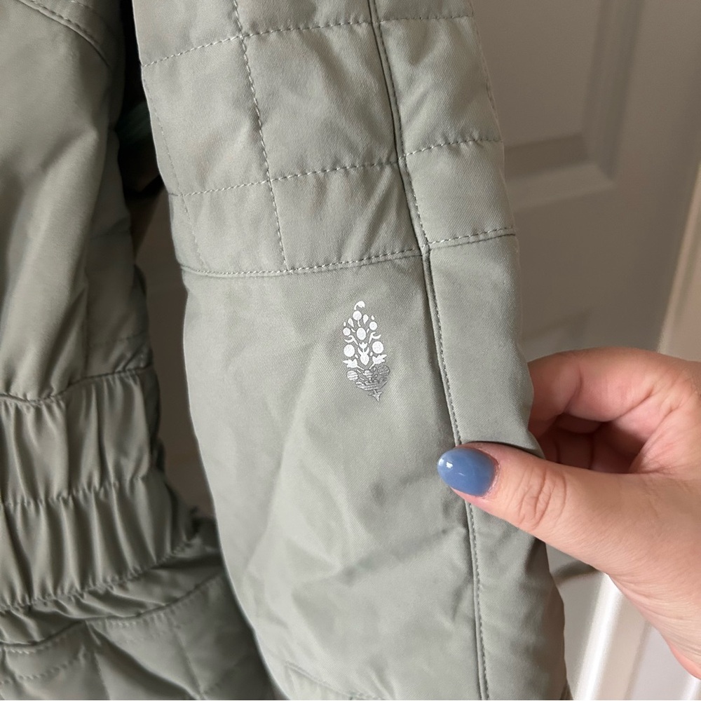 NWT Free People All Prepped Ski Jacket Greyed Olive - Picture 9 of 12